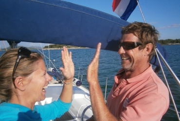 Segeltraining für Paare, Zweihandsegeln 